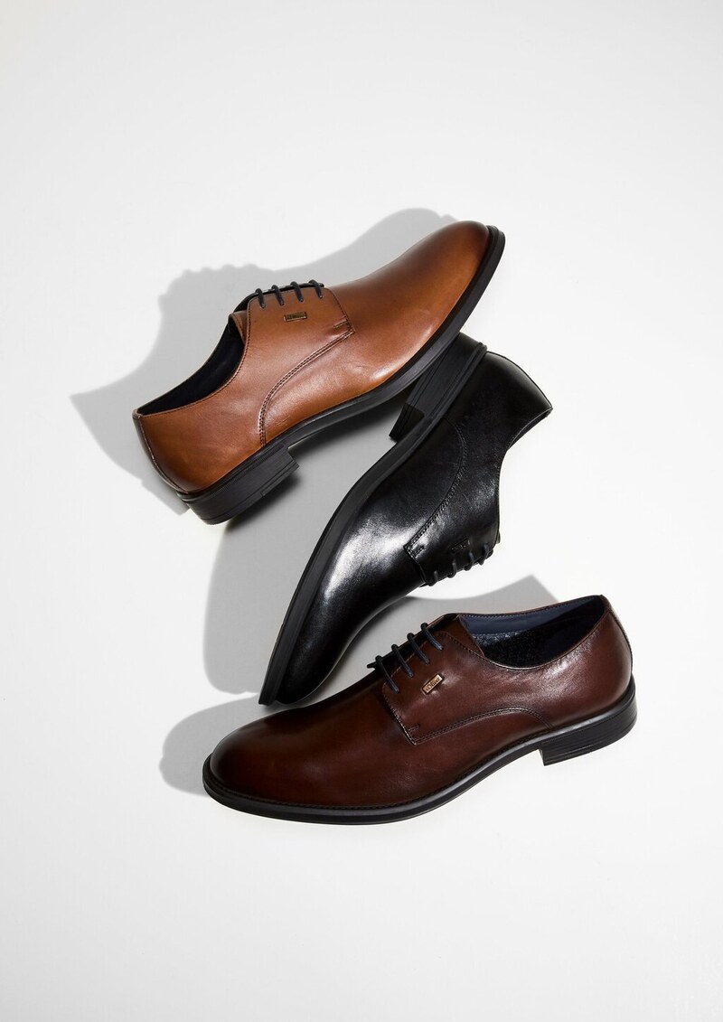 Elegante Schnürer aus Echtleder