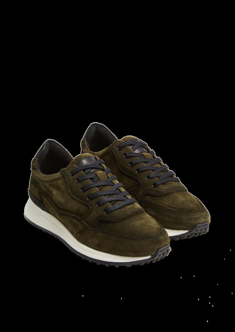 Sneaker in Veloursleder-Optik