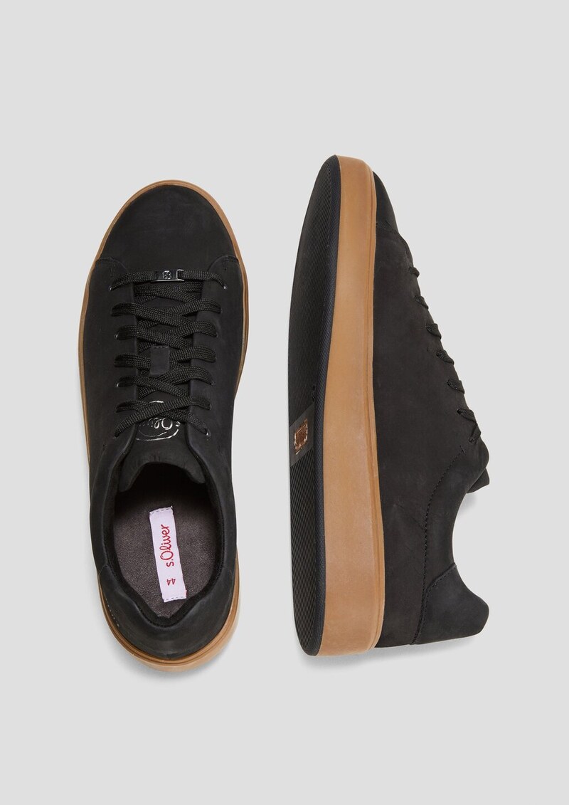 Sneaker mit Rindsleder