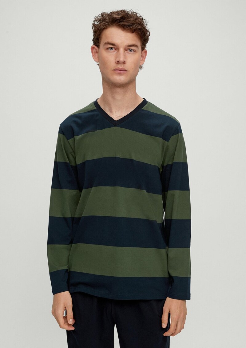 Langer Pyjama aus Baumwolle