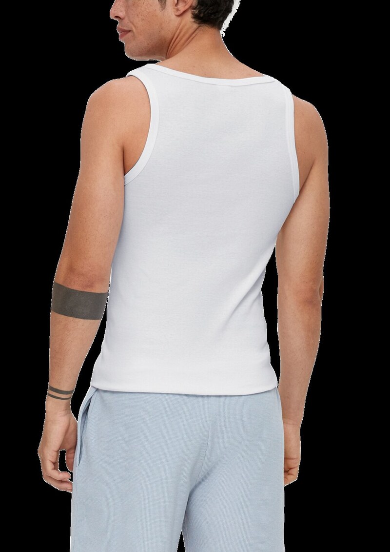 Tanktop mit Rippstruktur