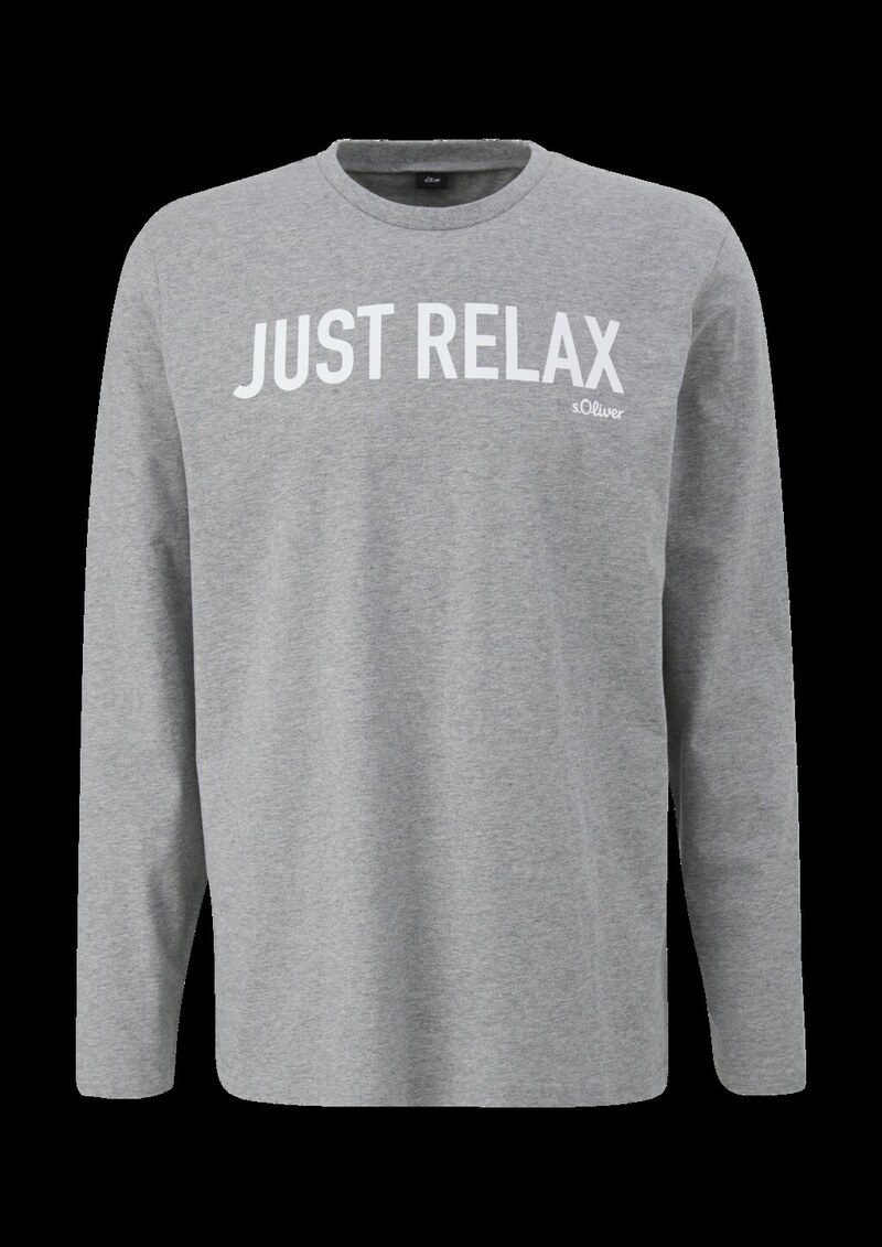 Pyjama-Shirt mit Schriftprint