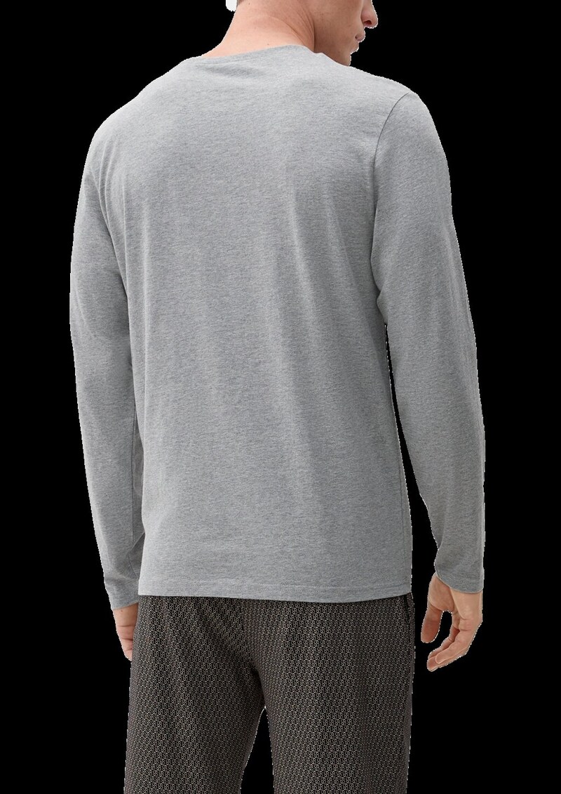 Pyjama-Shirt mit Schriftprint