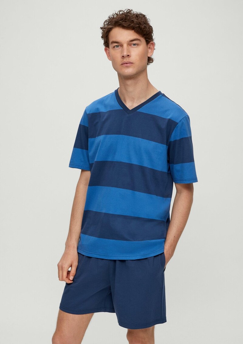 Kurzer Pyjama aus Baumwolle