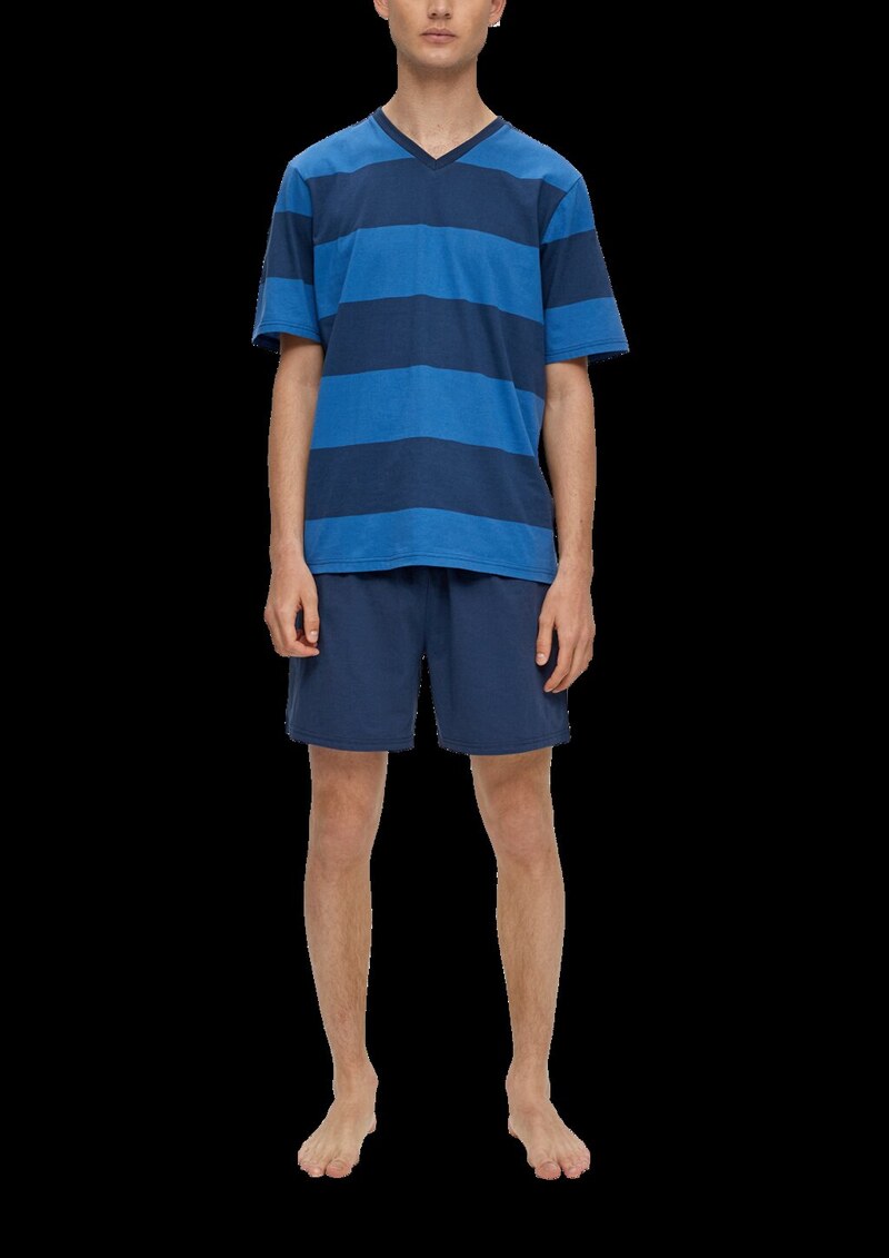 Kurzer Pyjama aus Baumwolle