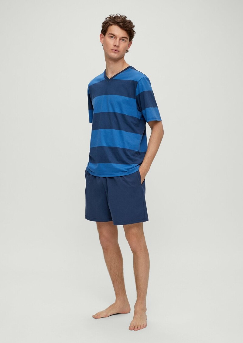 Kurzer Pyjama aus Baumwolle