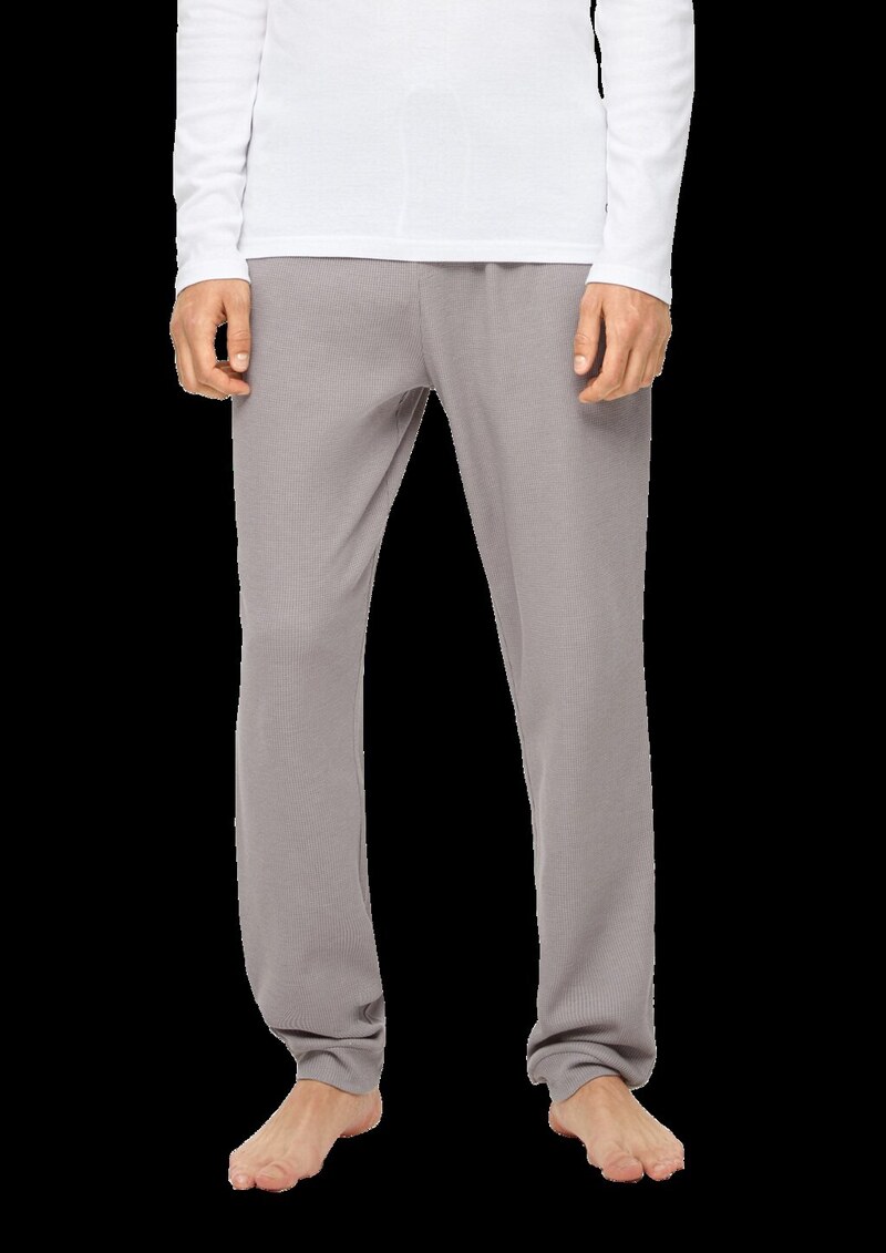 Pyjamahose mit Waffelpiqué-Struktur