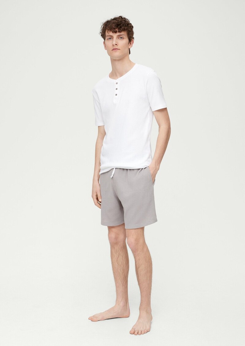 Pyjama-Hose mit Waffelstruktur