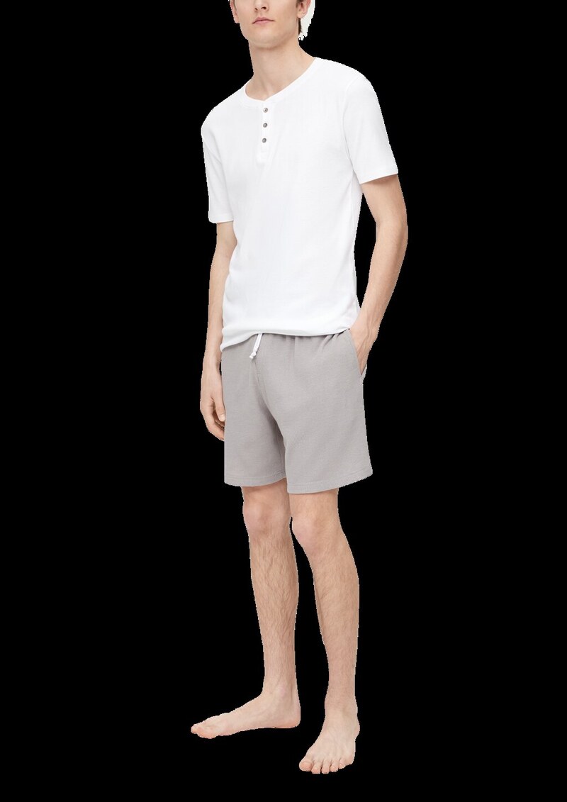 Pyjama-Hose mit Waffelstruktur