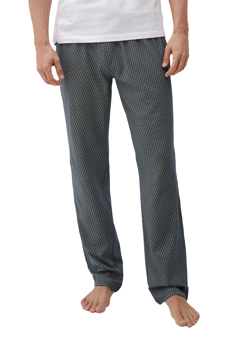 Lange Pyjamahose mit Allover-Print