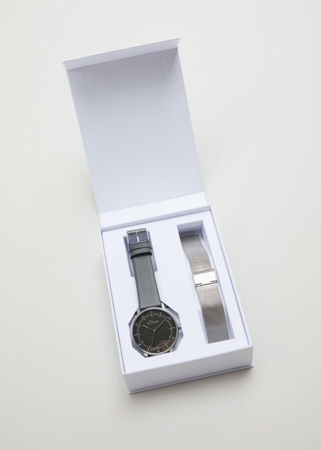 Geschenkset Herren-Armbanduhr