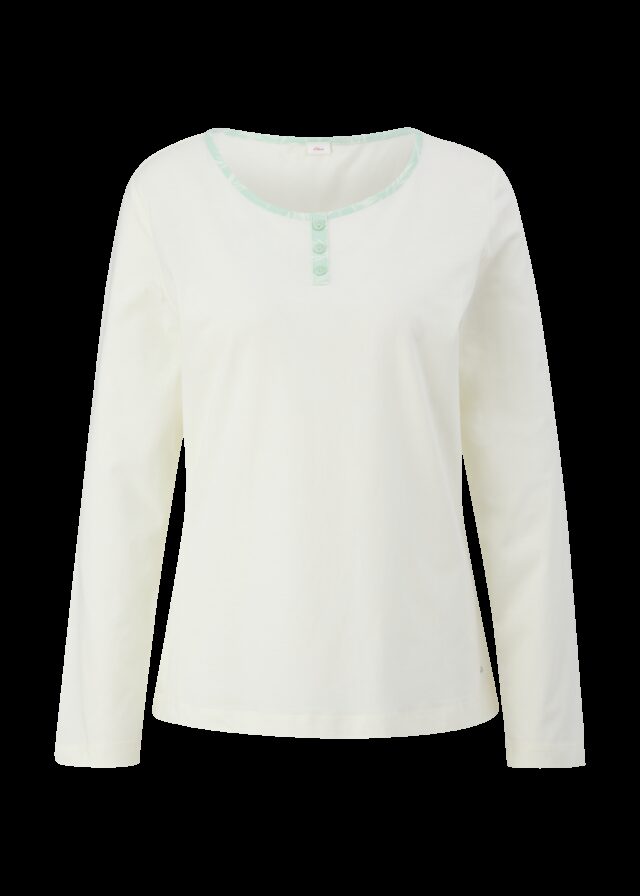 Langes Pyjama-Shirt