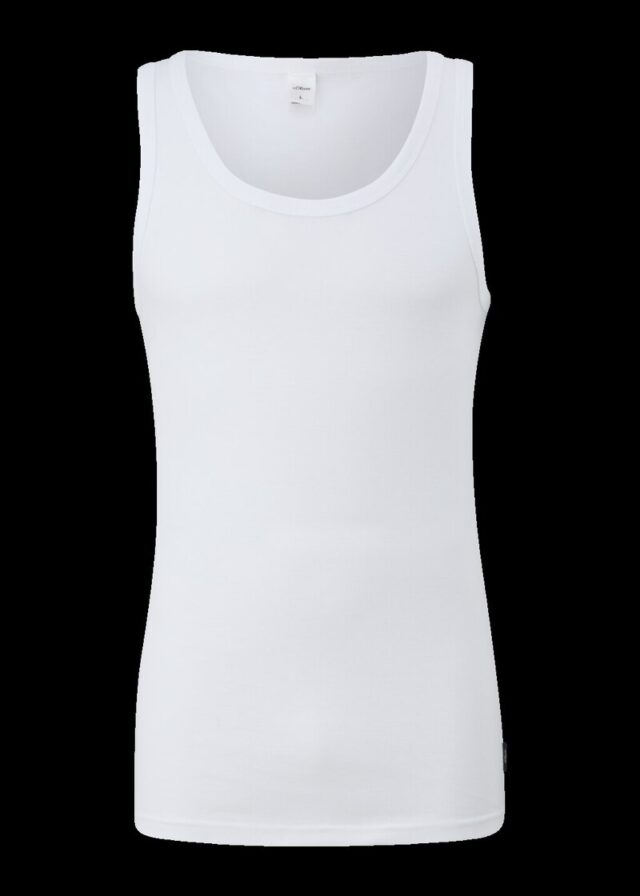 Tanktop mit Rippstruktur