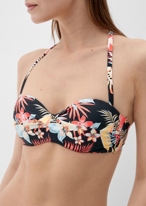 Bandeau-Bikinitop mit Bügel