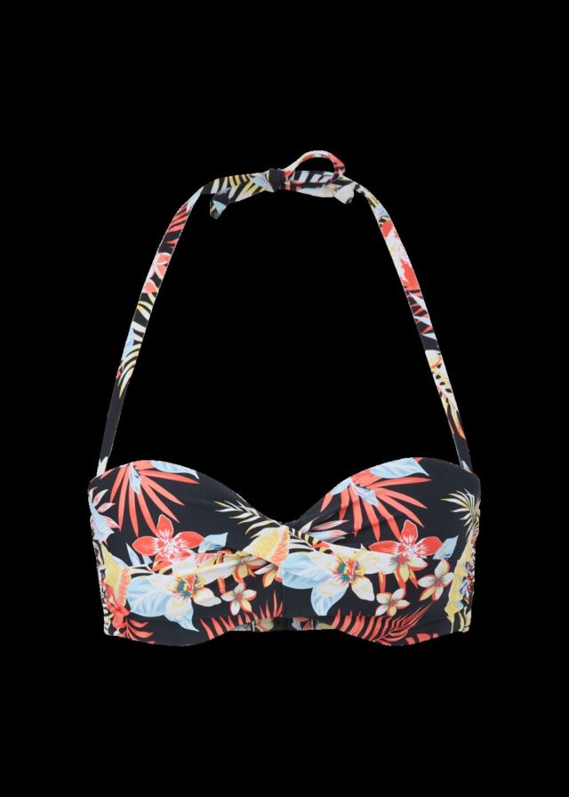 Bandeau-Bikinitop mit Bügel