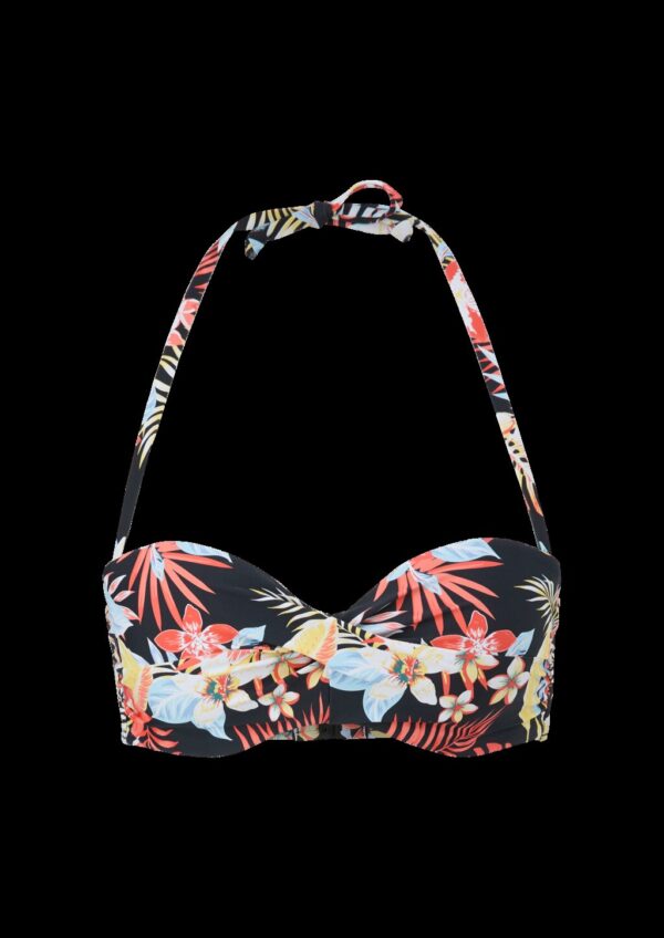 Bandeau-Bikinitop mit Bügel