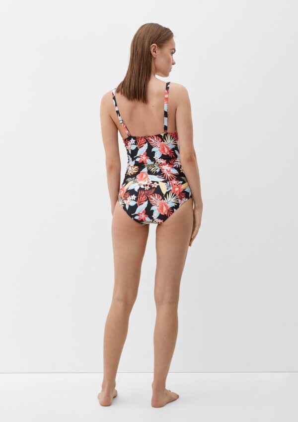 Badeanzug mit floralem Muster