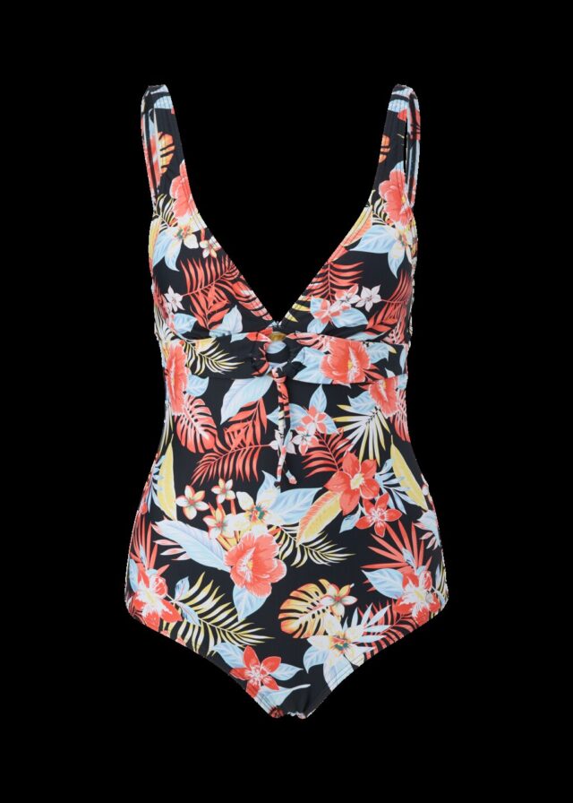 Badeanzug mit floralem Muster