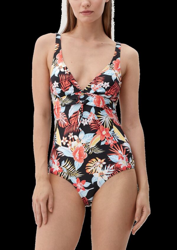 Badeanzug mit floralem Muster