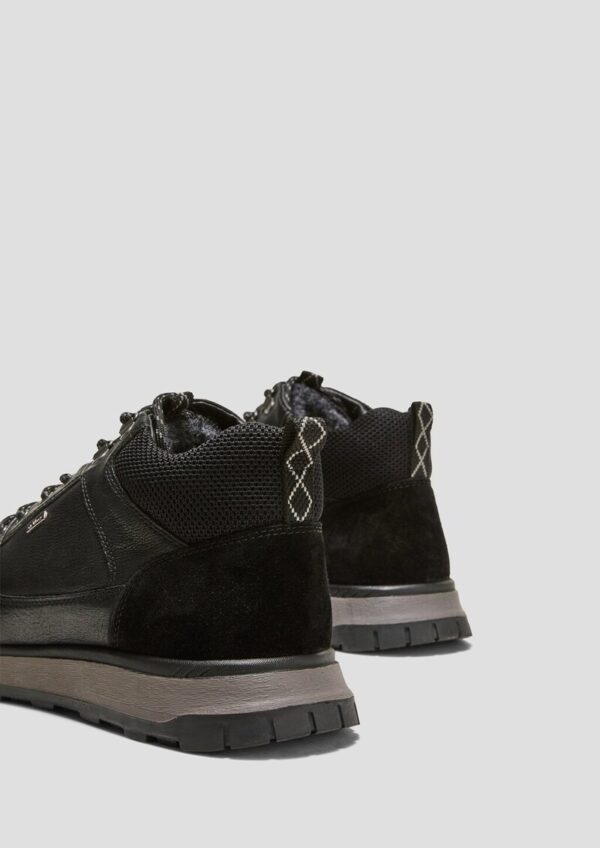 Echtleder-Stiefel in Sneaker-Optik