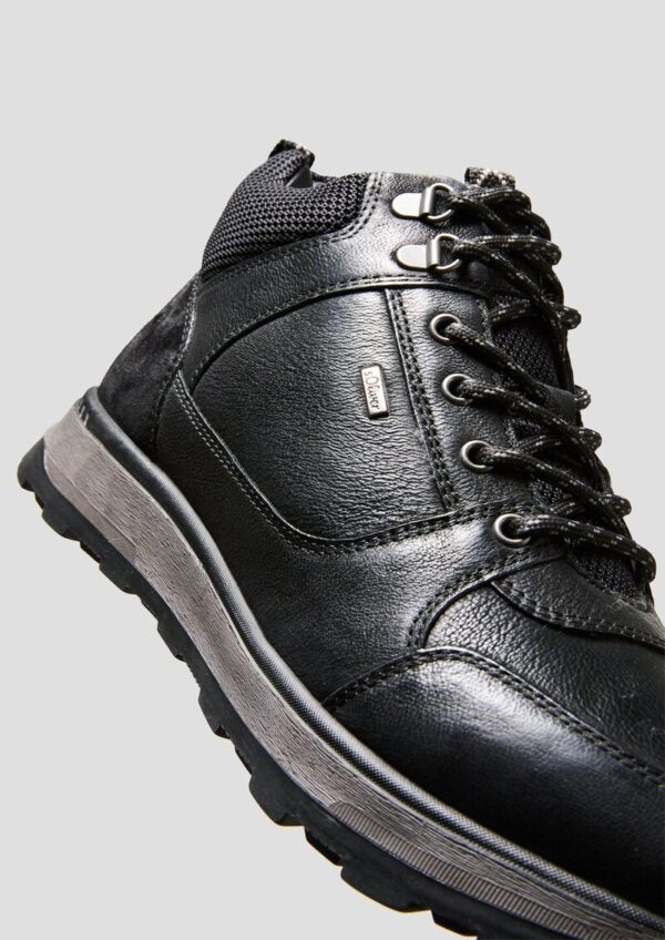 Echtleder-Stiefel in Sneaker-Optik