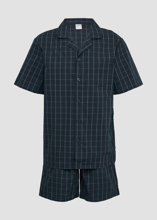 Pyjama aus Baumwolle mit Karomuster