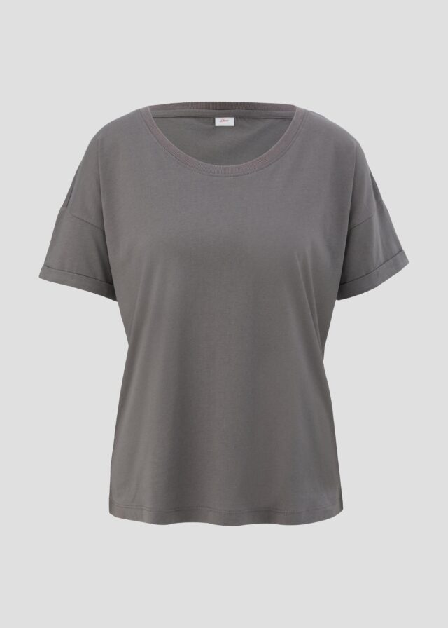 Pyjamashirt aus Viskose-Baumwollmix