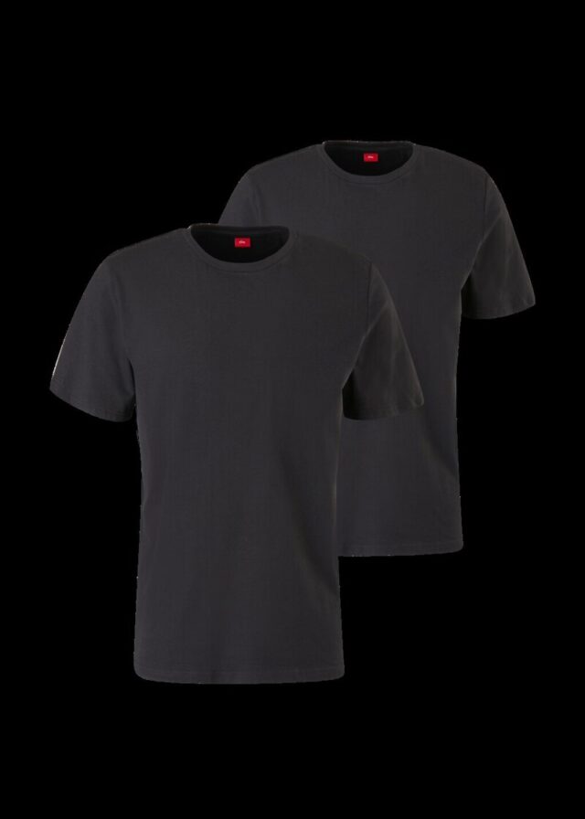 2er-Pack T-Shirt mit Rundhalsausschnitt