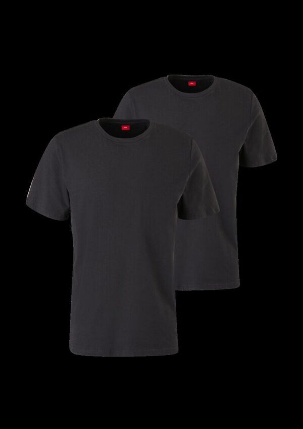 2er-Pack T-Shirt mit Rundhalsausschnitt