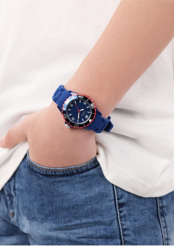 Armbanduhr mit Silikonband