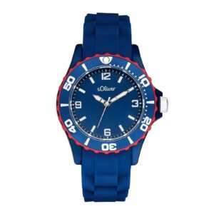 Armbanduhr mit Silikonband