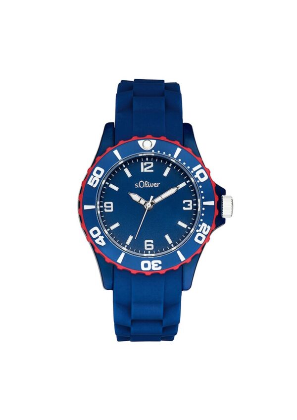 Armbanduhr mit Silikonband