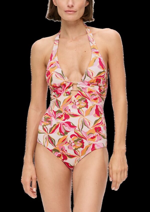 Badeanzug mit Blumen-Print