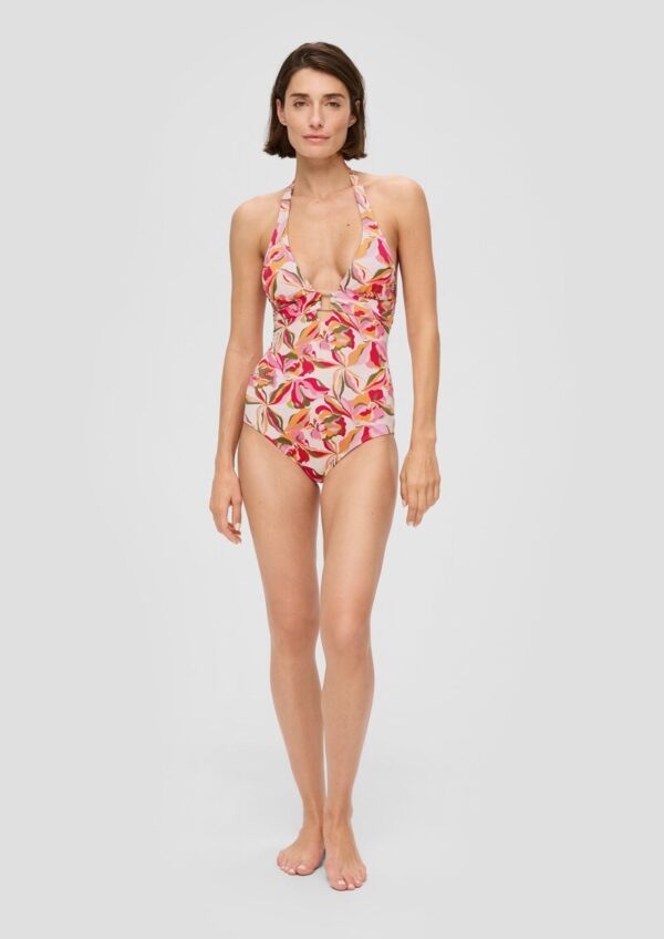 Badeanzug mit Blumen-Print