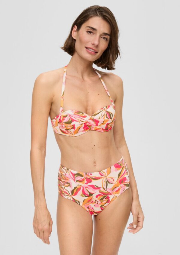 Bügel-Bandeau-Top mit Blumenmuster