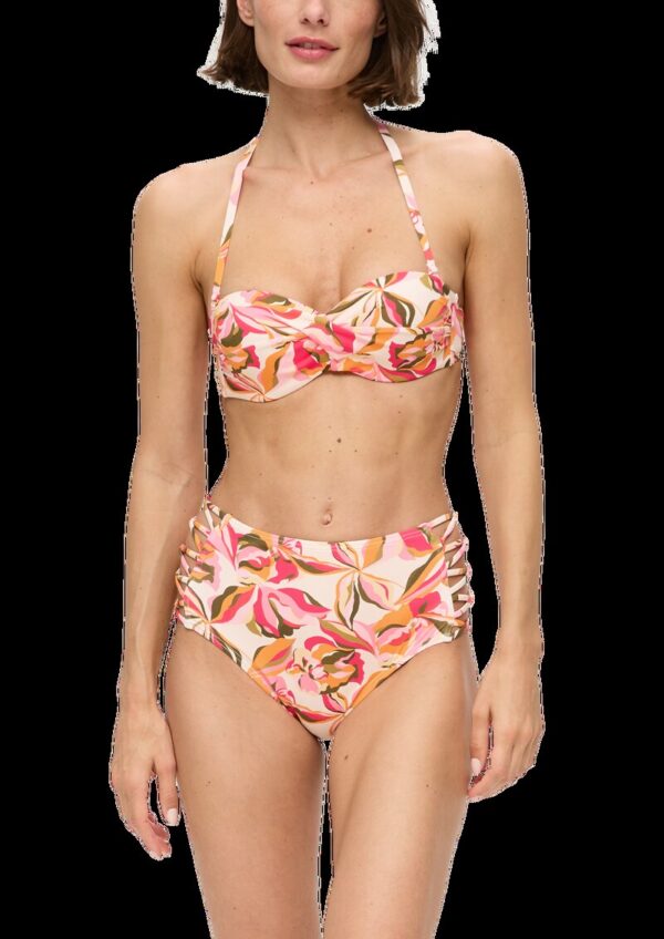 Bügel-Bandeau-Top mit Blumenmuster