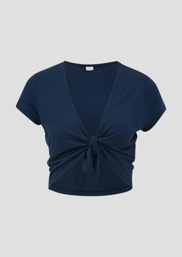 Kurzer Strandbolero aus Viskose