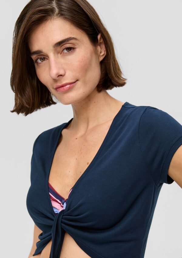 Kurzer Strandbolero aus Viskose