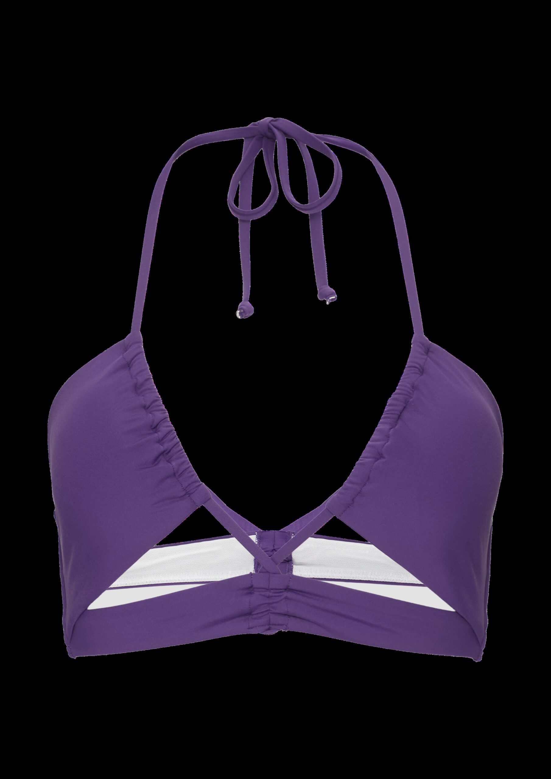 Bandeau-Bikinitop mit raffinierten Details