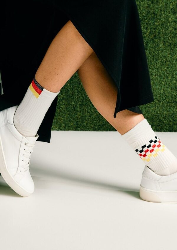 Unisex Socken mit Deutschland-Print im 2er-Pac