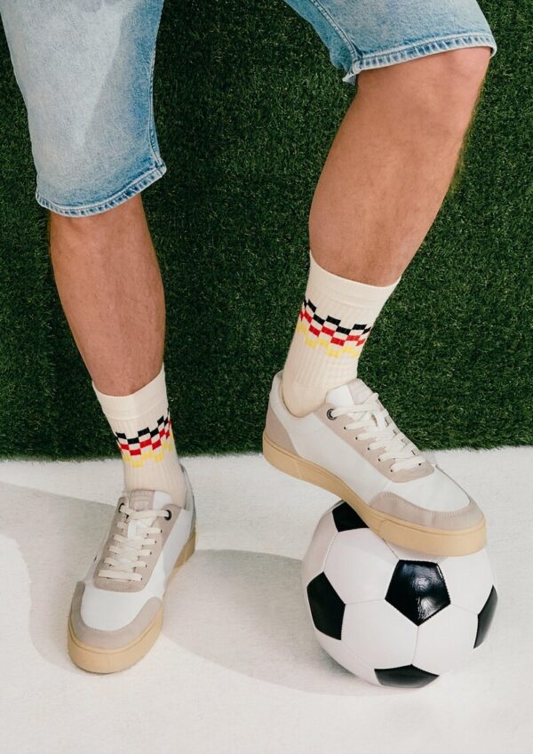 Unisex Socken mit Deutschland-Print im 2er-Pac