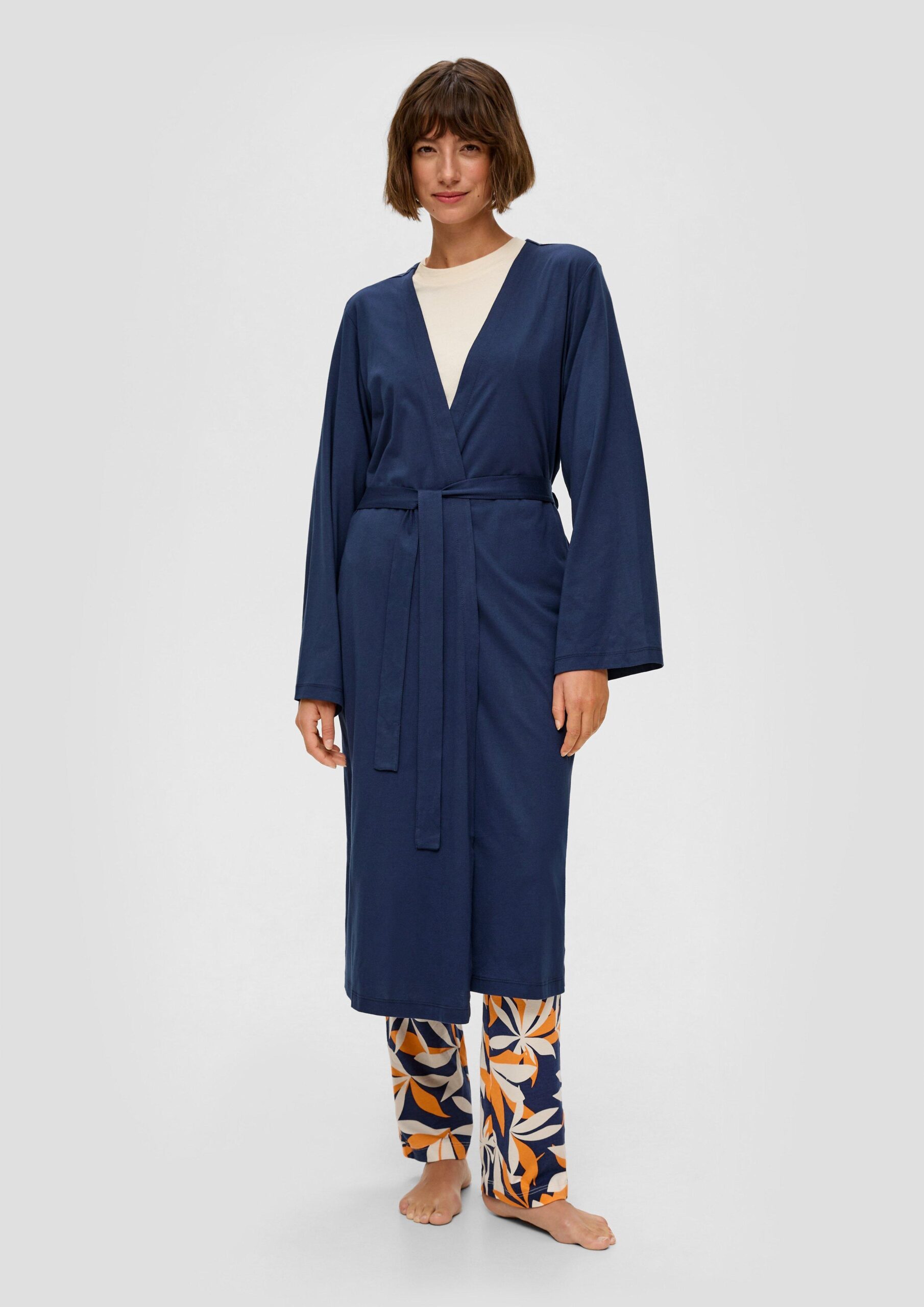 Morgenmantel aus Modalmix