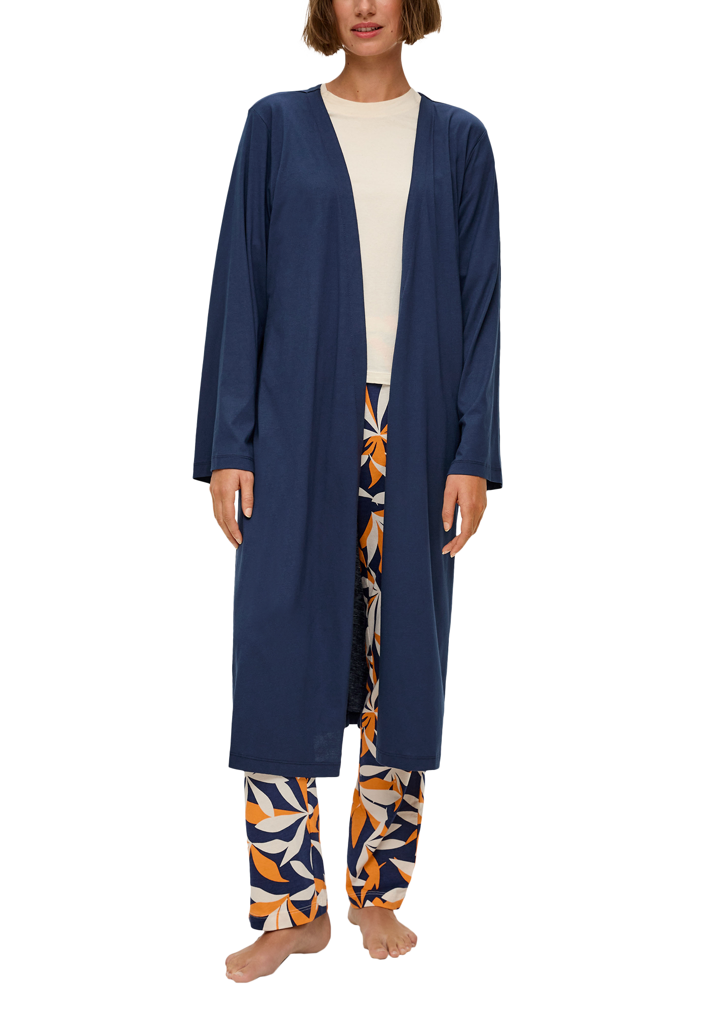 Morgenmantel aus Modalmix