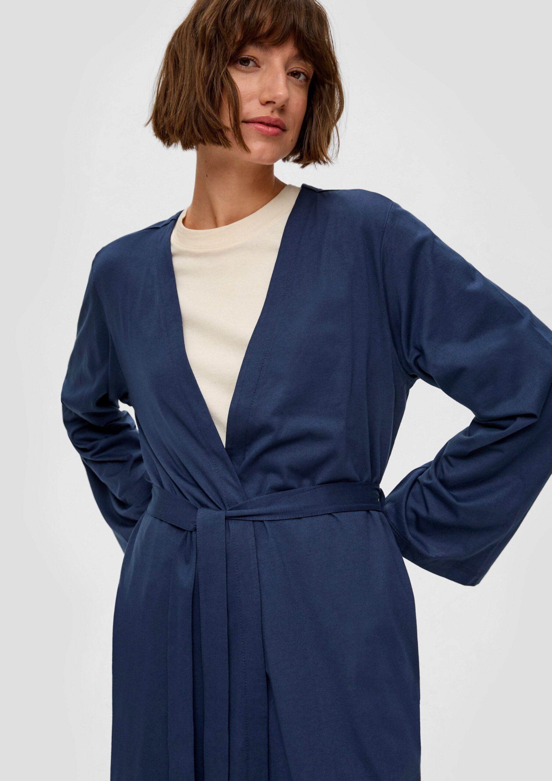 Morgenmantel aus Modalmix