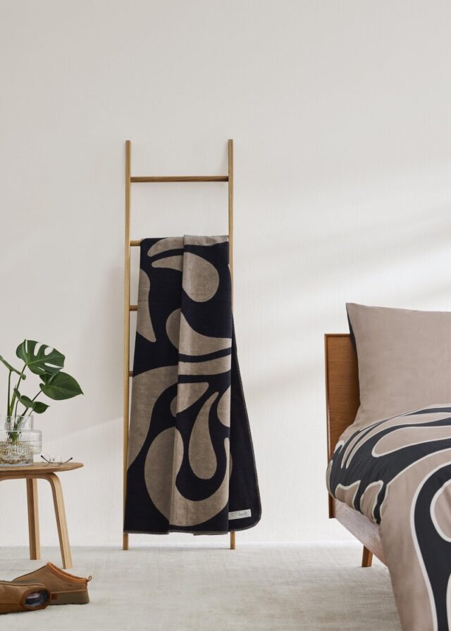 Weiche Decke aus Baumwollmix