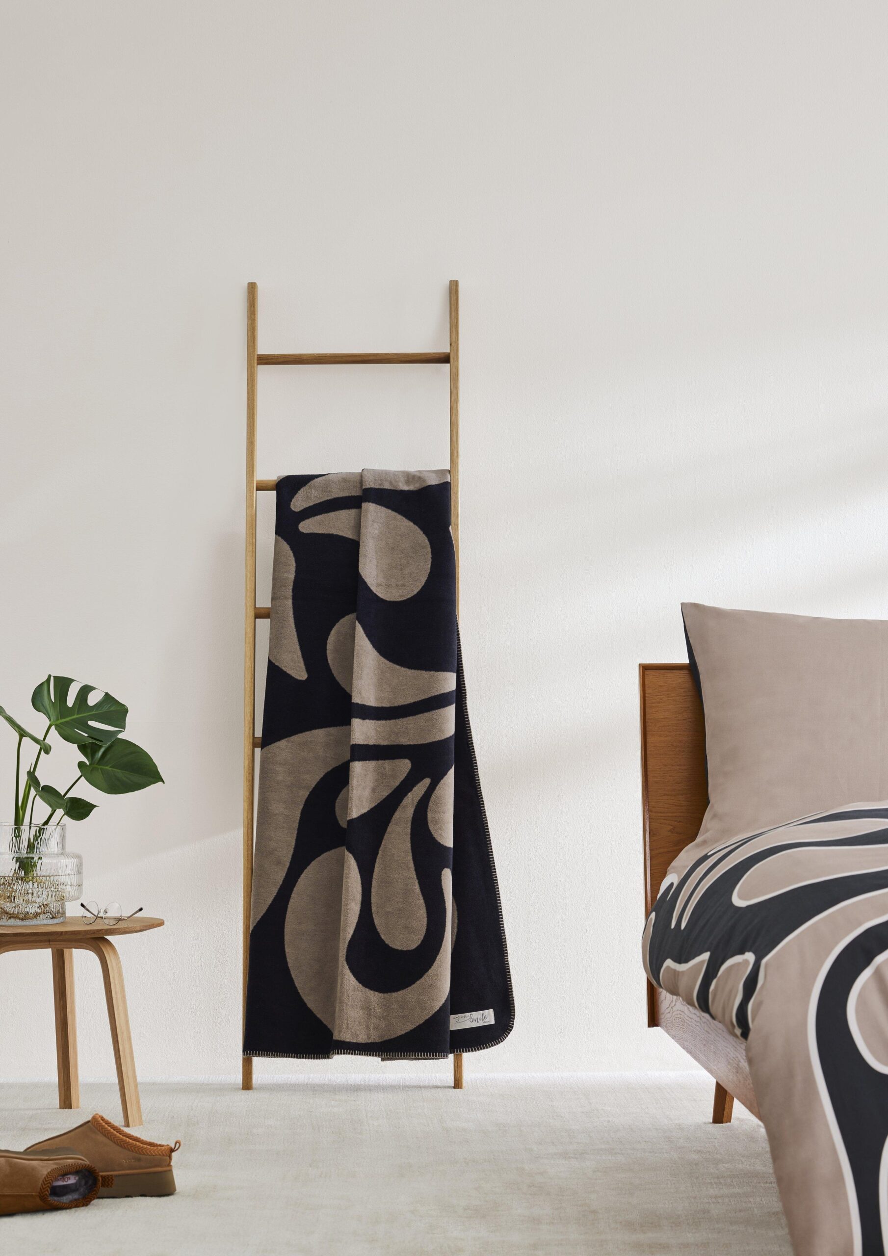 Weiche Decke aus Baumwollmix