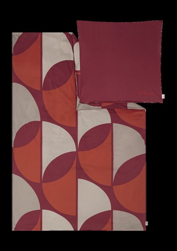 Bettwäsche-Set mit grafischem Muster