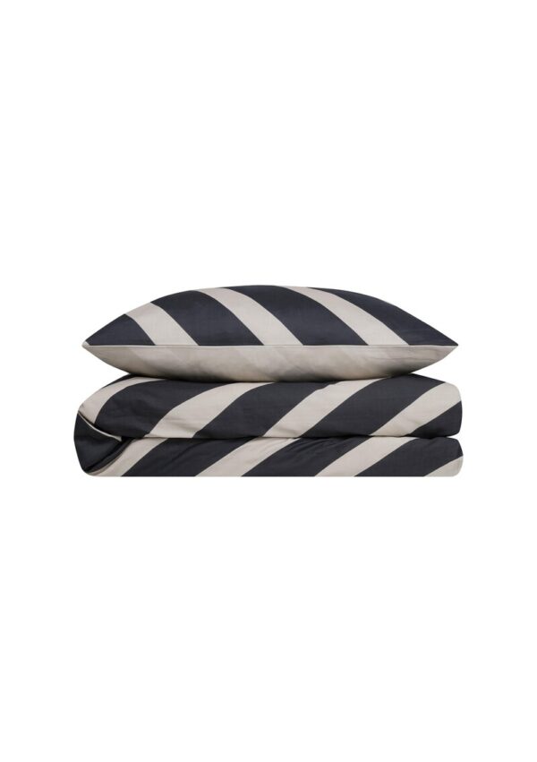 Bettwäsche-Set mit Streifen-Details