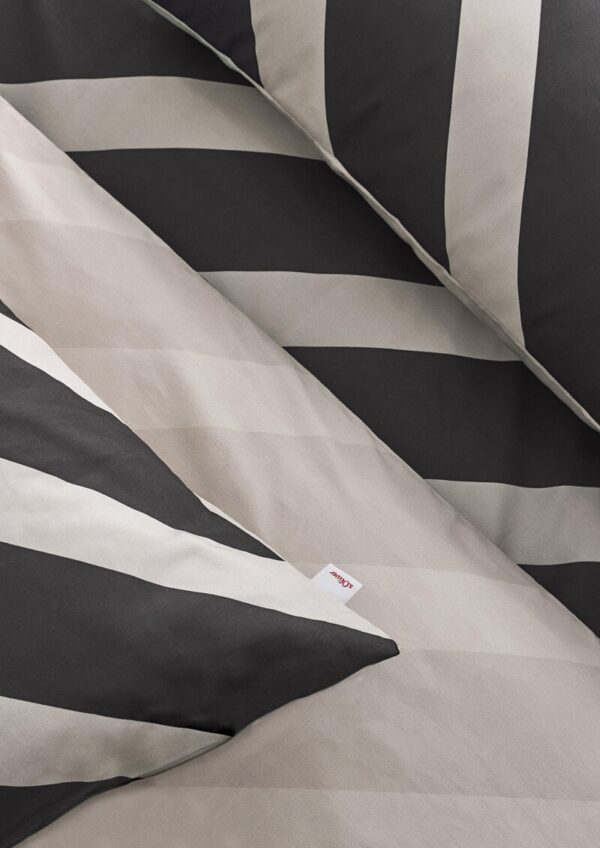 Bettwäsche-Set mit Streifen-Details