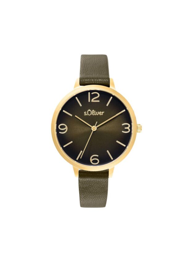 Armbanduhr mit Lederband